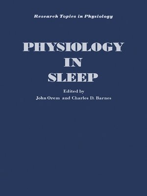 cover image of Physiology in Sleep